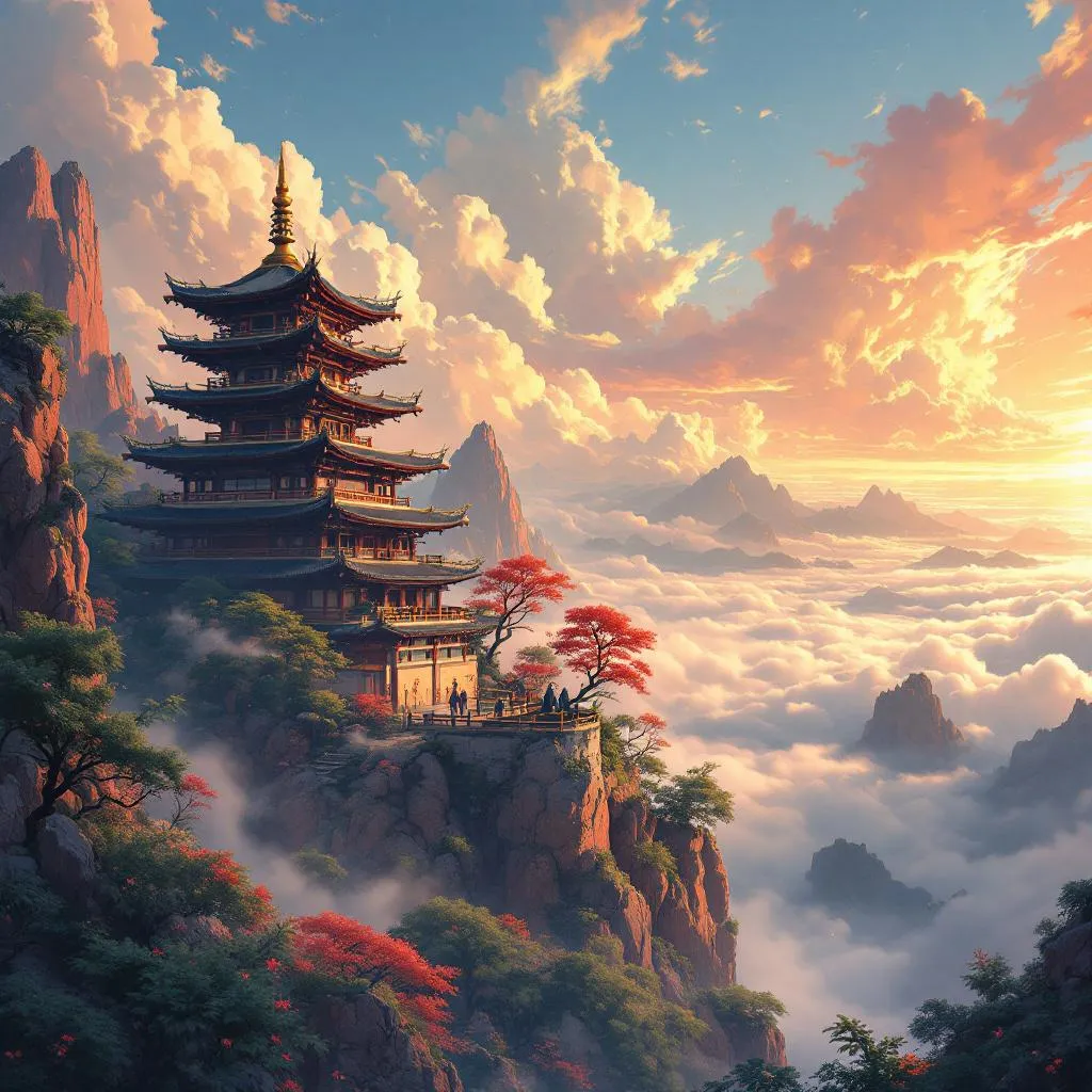 A Taoist temple that travels
